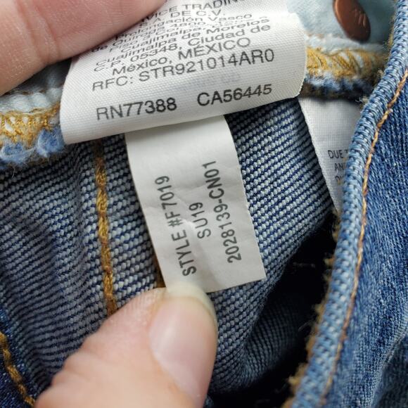 Madewell Women's High-Rise Denim Cutoff Jean Shorts Size 26 - Picture 7 of 7